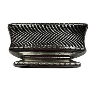 Vintage McCoy Floraline USA 2030 Silver Ceramic Planter Rectangular Floral Vase